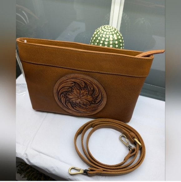 SVK Other - NWT Brown Western Clutch/Crossbody Bag